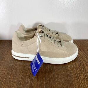 NWT Birkenstock Bend Low Top Suede Sneaker Women’s Various Sizes Sandcastle